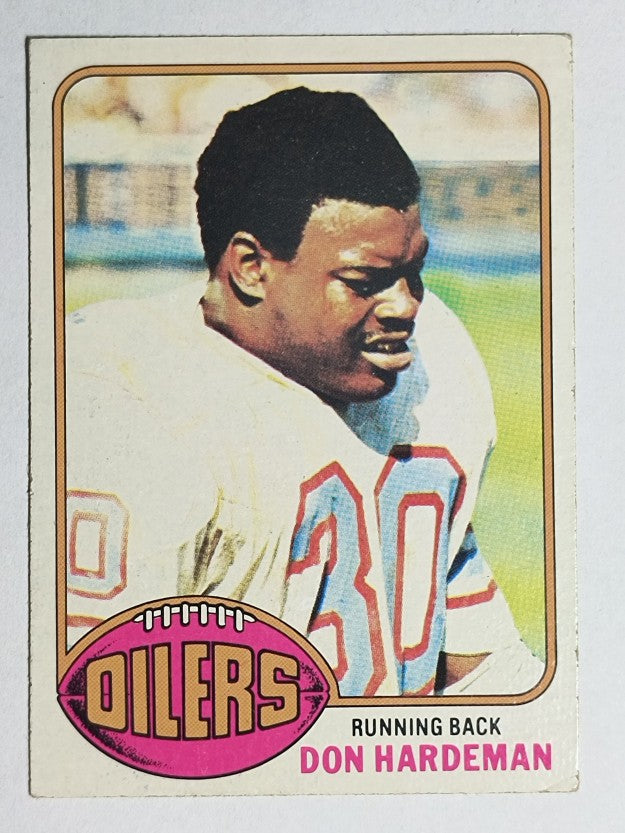 1976 Topps #254 Don Hardeman RC (EX)