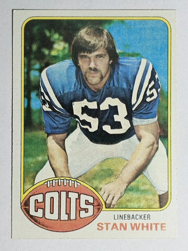 1976 Topps #312 Stan White (EXMT)