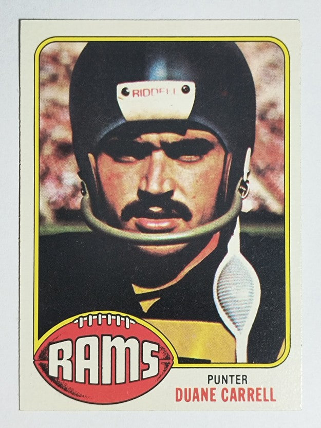 1976 Topps #343 Duane Carrell RC (EXMT)