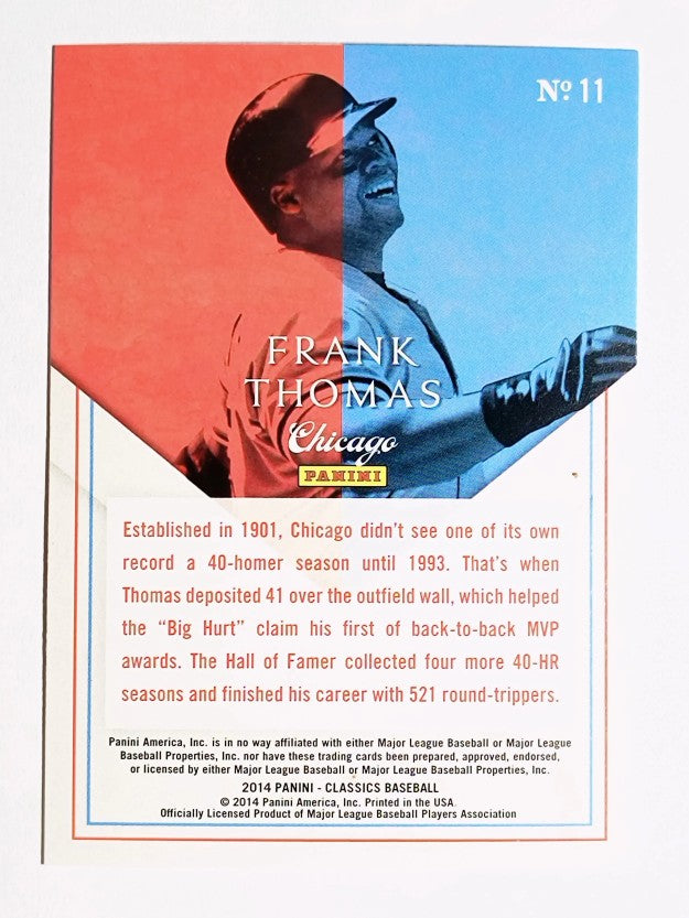 2014 Classics Home Run Heroes #11 Frank Thomas