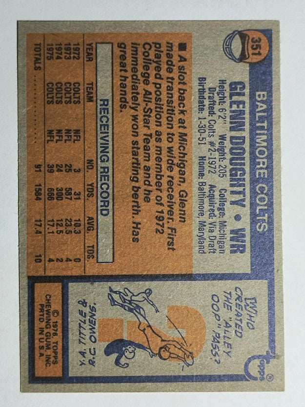 1976 Topps #351 Glenn Doughty (NM)