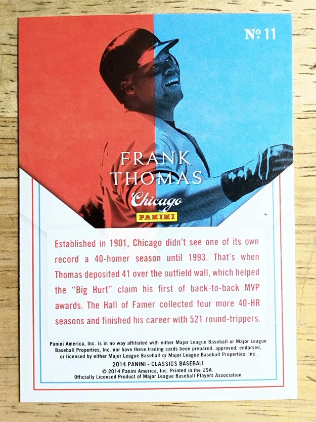 2014 Classics Home Run Heroes #11 Frank Thomas