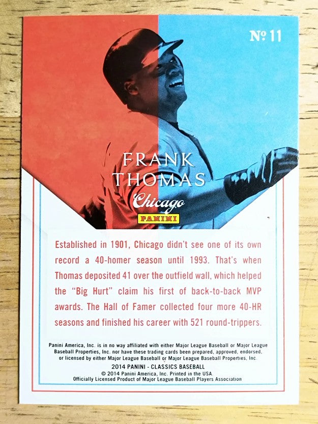 2014 Classics Home Run Heroes #11 Frank Thomas