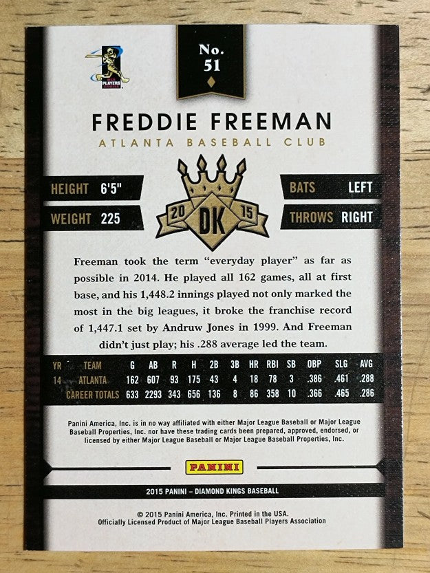 2015 Diamond Kings #51 Freddie Freeman