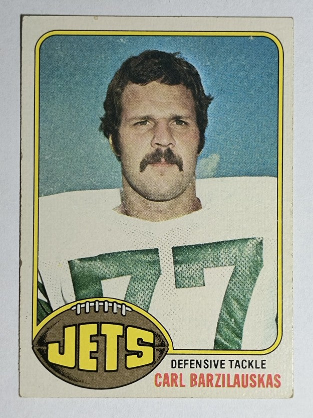 1976 Topps #423 Carl Barzilauskas RC (EX)