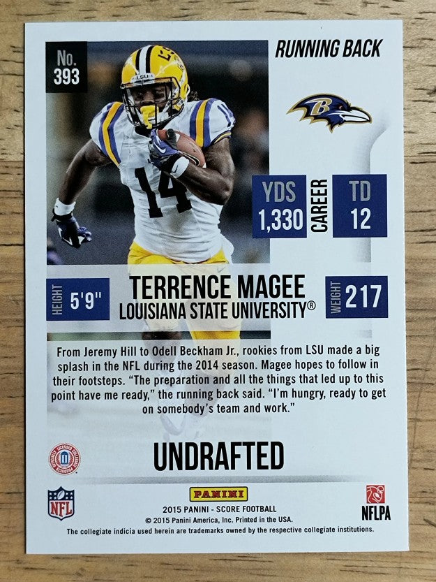 2015 Score #393 Terrence Magee RC
