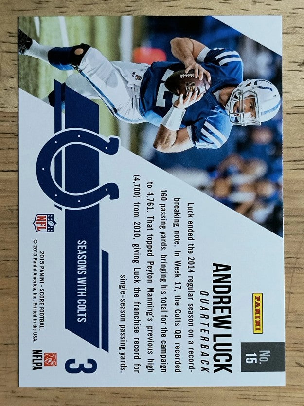 2015 Score Franchise #15 Andrew Luck