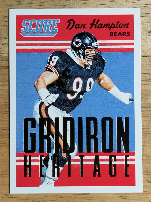 2015 Score Gridiron Heritage #9 Dan Hampton