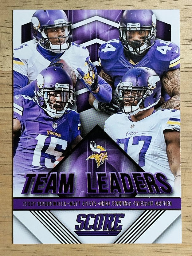 2015 Score Team Leaders #15 Griffen/Greg Jennings/Matt Asiata/Teddy Bridgewater