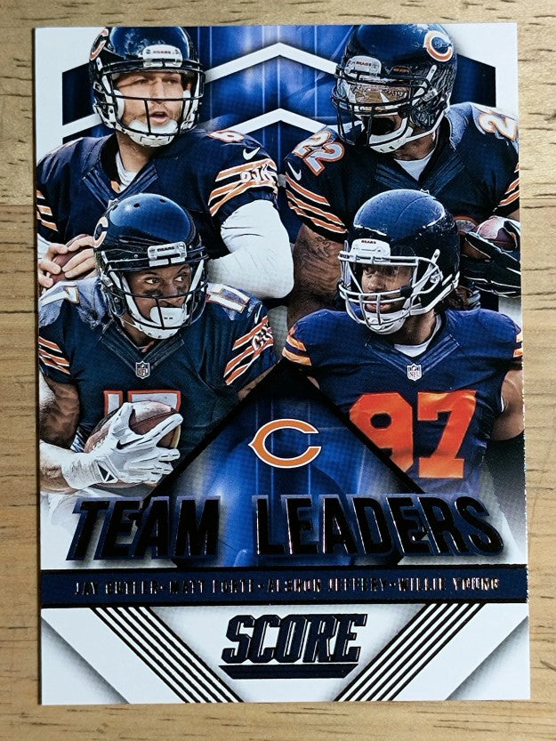 2015 Score Team Leaders #16 Alshon Jeffery/Jay Cutler/Matt Forte/Willie Young