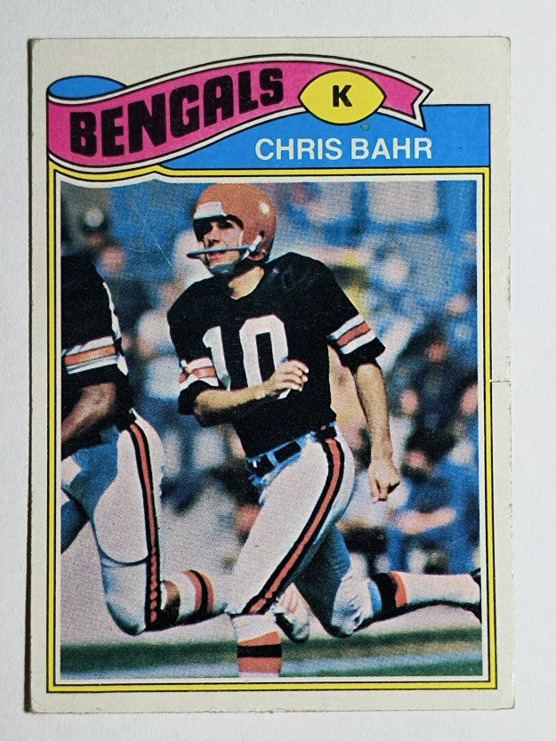 1977 Topps #311 Chris Bahr RC (POOR)