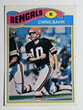 1977 Topps #311 Chris Bahr RC (POOR)