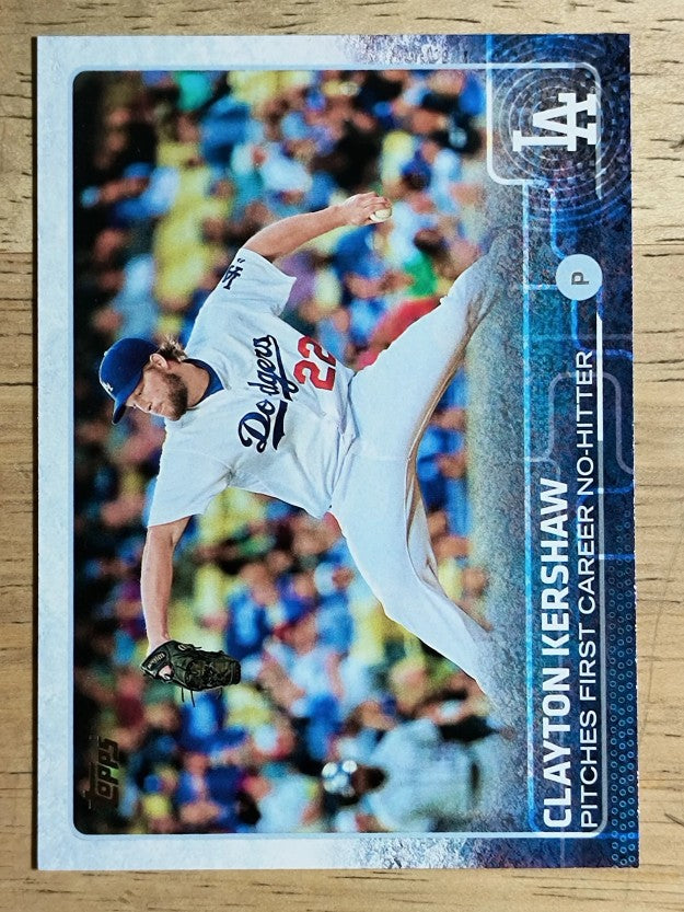 2015 Topps #317 Clayton Kershaw BH