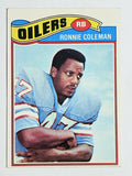 1977 Topps #407 Ronnie Coleman (VGEX)