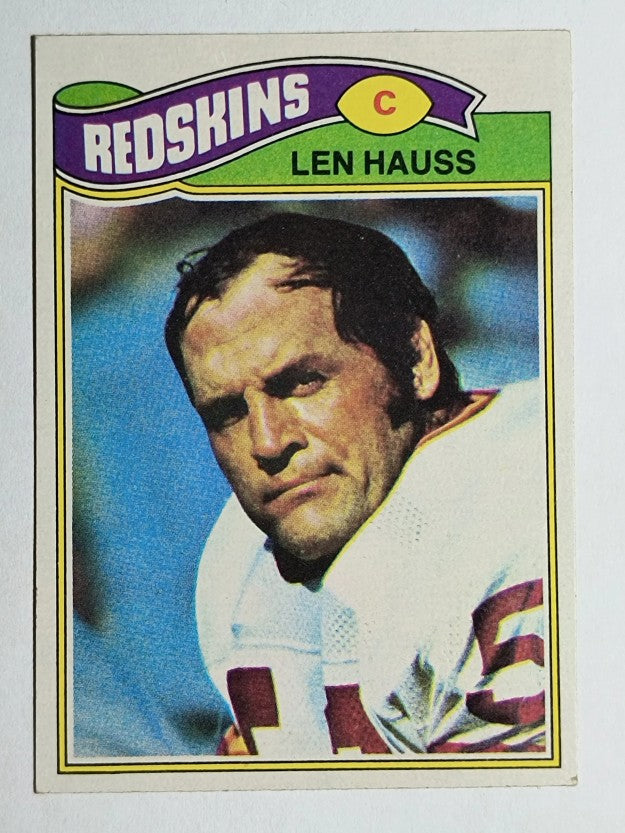 1977 Topps #478 Len Hauss (VGEX)