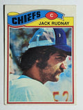 1977 Topps #487 Jack Rudnay (EX)