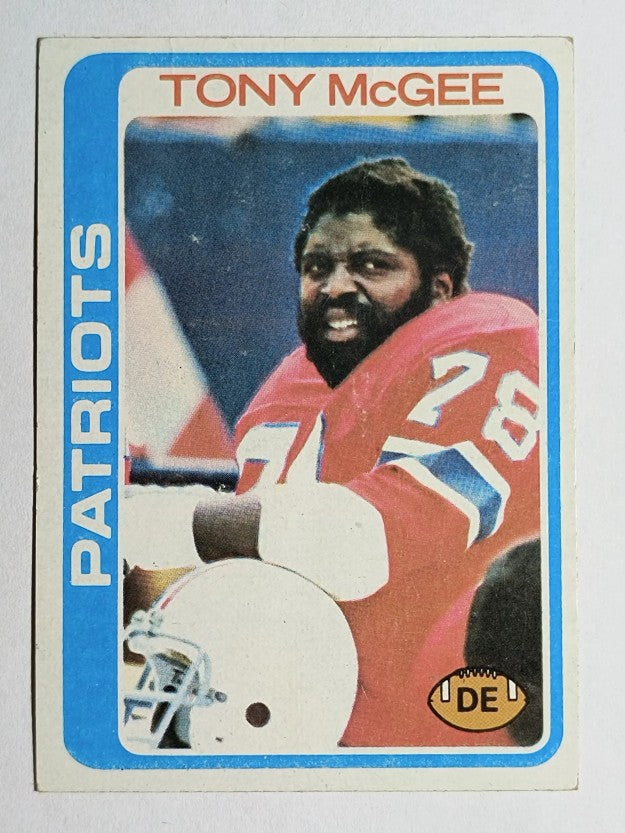 1978 Topps #16 Tony McGee DT (GOOD)
