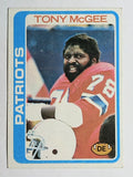 1978 Topps #16 Tony McGee DT (GOOD)