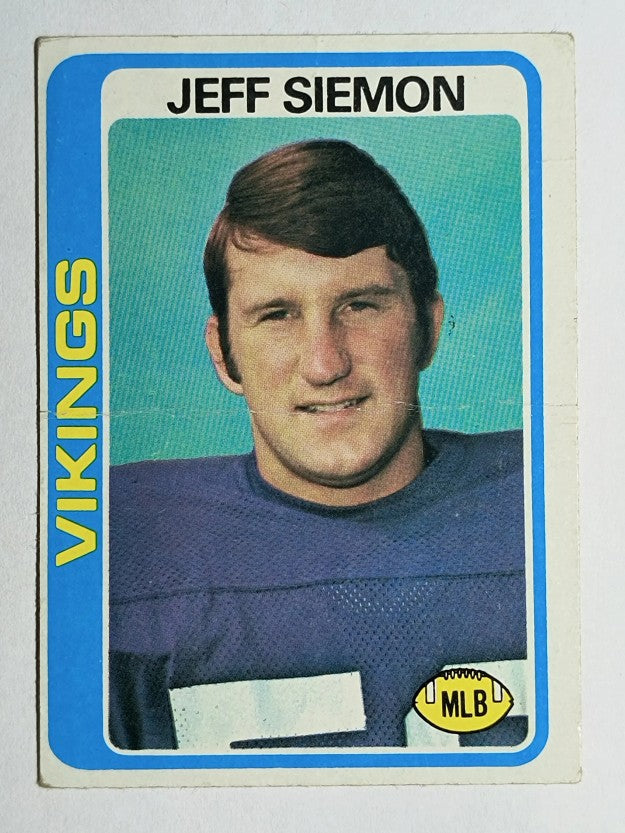 1978 Topps #58 Jeff Siemon (GOOD)