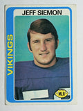 1978 Topps #58 Jeff Siemon (GOOD)