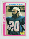 1978 Topps #82 Lem Barney (EX)