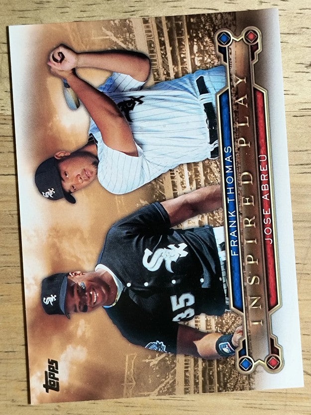 2015 Topps Inspired Play #I12 Jose Abreu/Frank Thomas