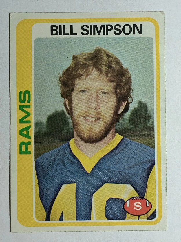 1978 Topps #209 Bill Simpson (EX)