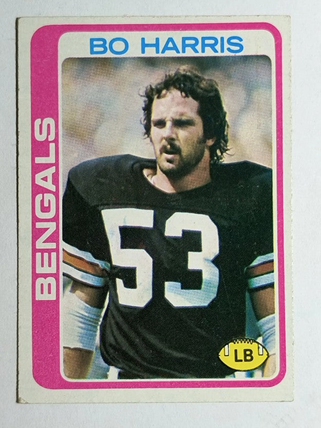 1978 Topps #249 Bo Harris RC (VGEX)