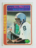 1978 Topps #260 Ray Guy AP (VG)