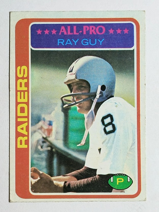 1978 Topps #260 Ray Guy AP (VG)