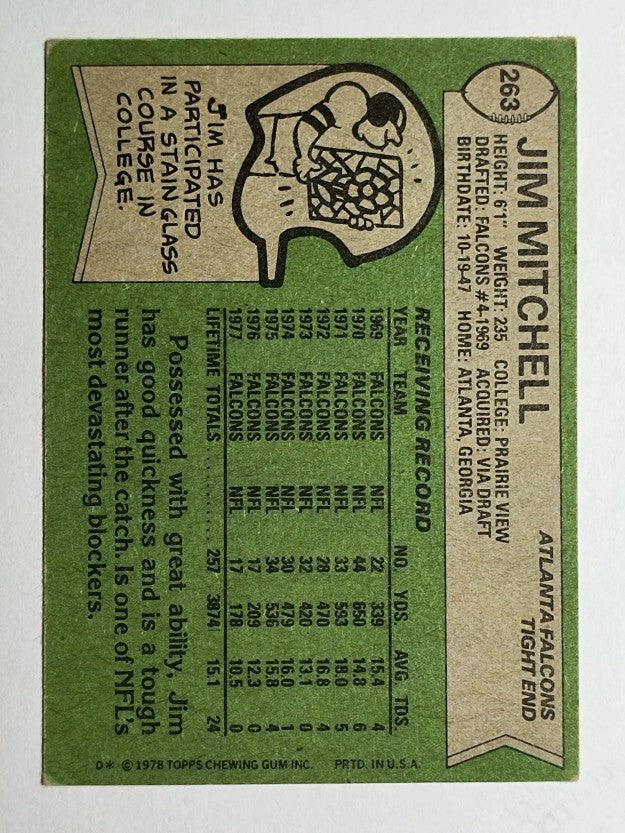 1978 Topps #263 Jim Mitchell (VG)