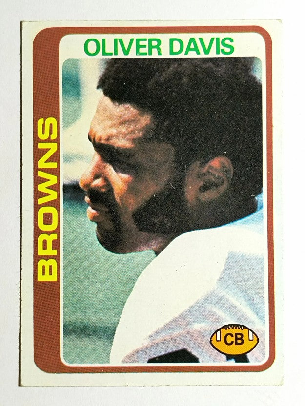 1978 Topps #288 Oliver Davis RC (EX)