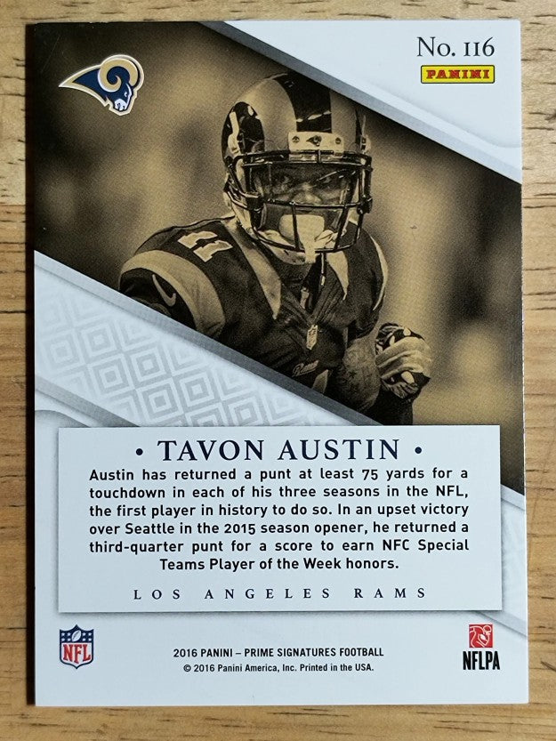 2016 Prime Signatures #116 Tavon Austin