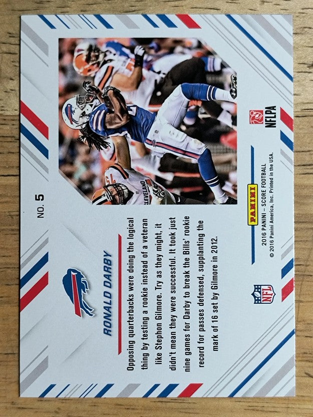 2016 Score No Fly Zone #5 Ronald Darby