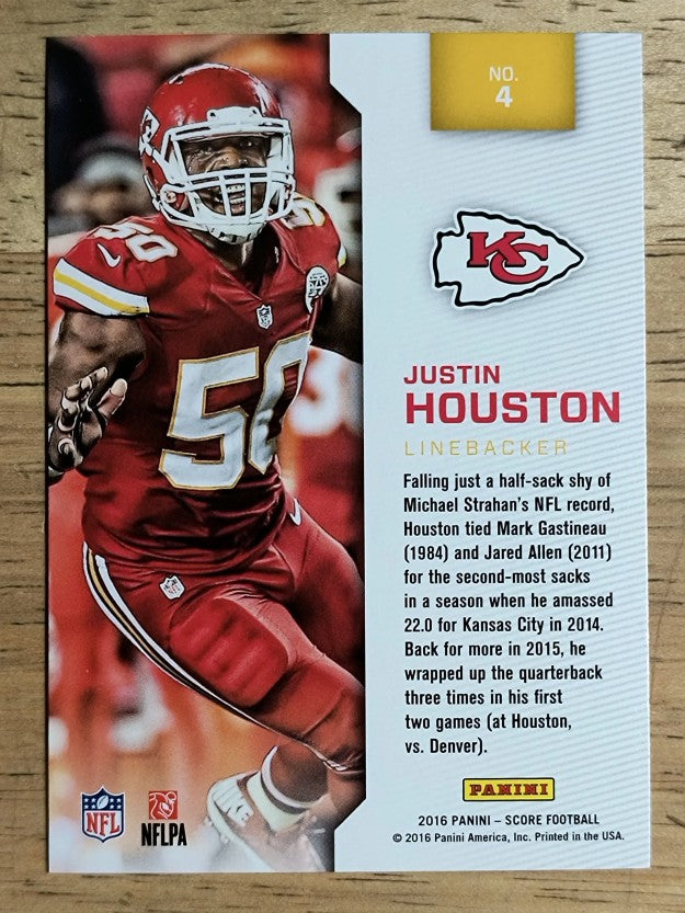 2016 Score Sack Attack #4 Justin Houston