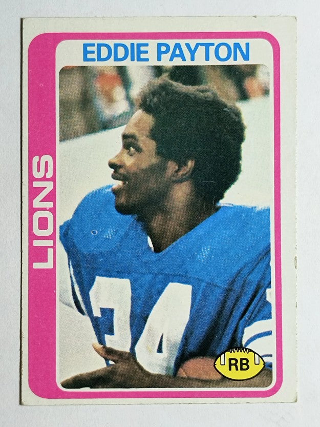 1978 Topps #487 Eddie Payton RC (VGEX)