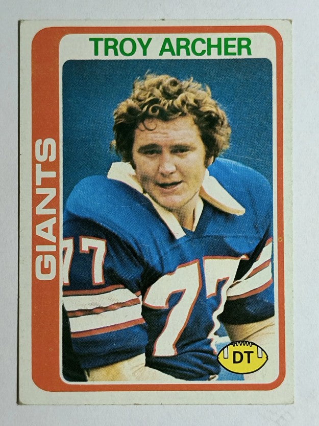 1978 Topps #492 Troy Archer (VGEX)