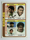 1978 Topps #521 Eagles TL/Mike Hogan/Harold Carmichael/John Sanders/Burnham (VG)