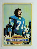 1980 Topps #512 Manu Tuiasosopo RC (EXMT)