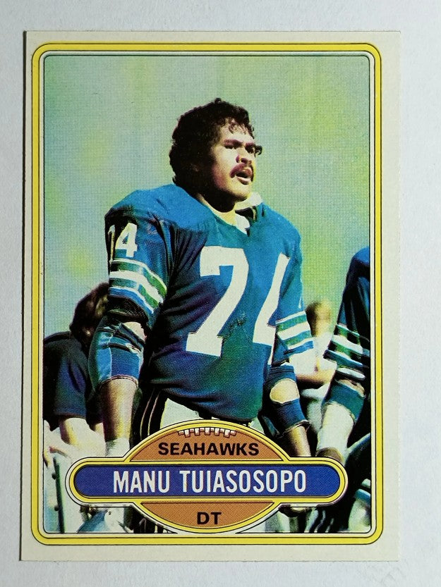 1980 Topps #512 Manu Tuiasosopo RC (EXMT)