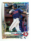 2021 Bowman Chrome Mega Box Prospects Refractors #BCP206 Misael Urbina
