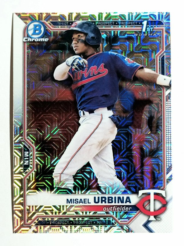 2021 Bowman Chrome Mega Box Prospects Refractors #BCP206 Misael Urbina