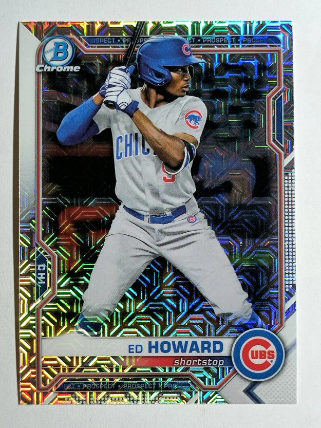 2021 Bowman Chrome Mega Box Prospects Refractors #BCP221 Ed Howard