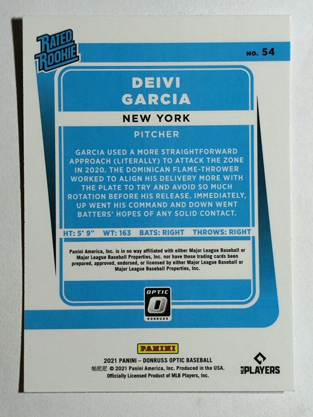 2021 Donruss Optic #54 Deivi Garcia RR RC