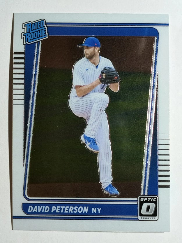 2021 Donruss Optic #61 David Peterson RR RC
