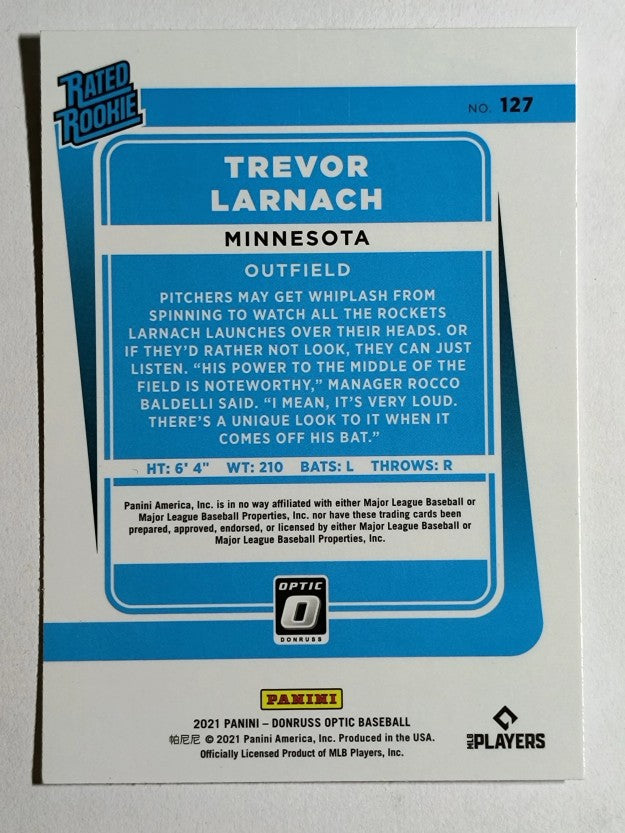 2021 Donruss Optic #127A Trevor Larnach RR RC