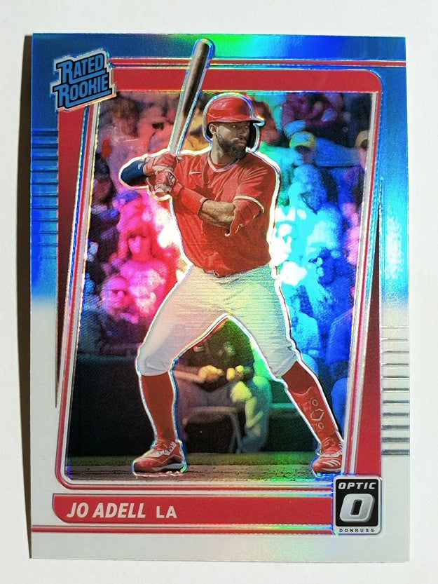 2021 Donruss Optic Carolina Blue and White #33 Jo Adell RR