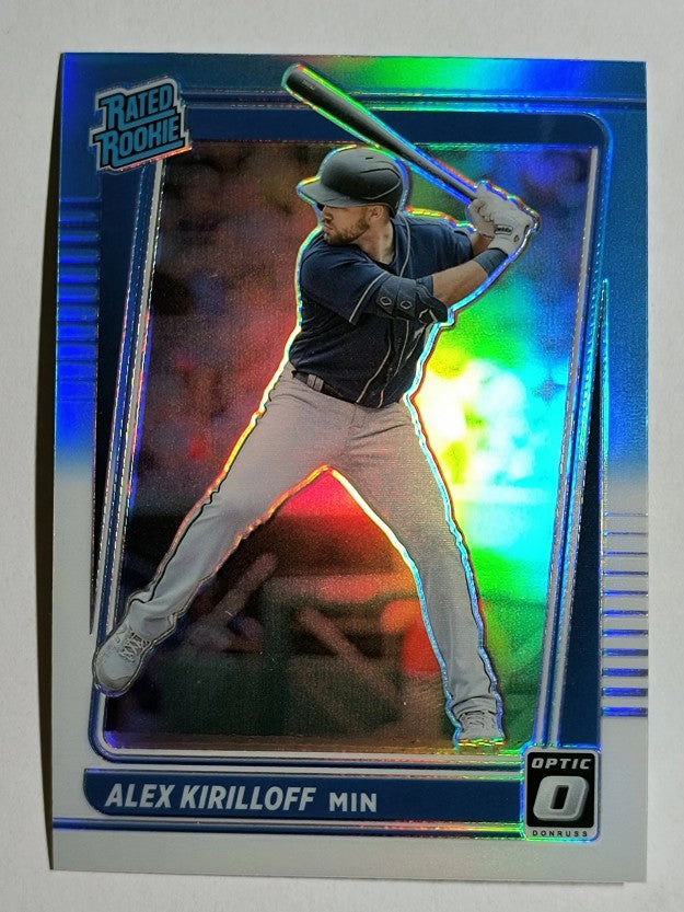 2021 Donruss Optic Carolina Blue and White #40 Alex Kirilloff RR