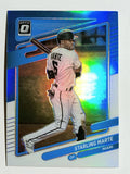 2021 Donruss Optic Carolina Blue and White #163 Starling Marte