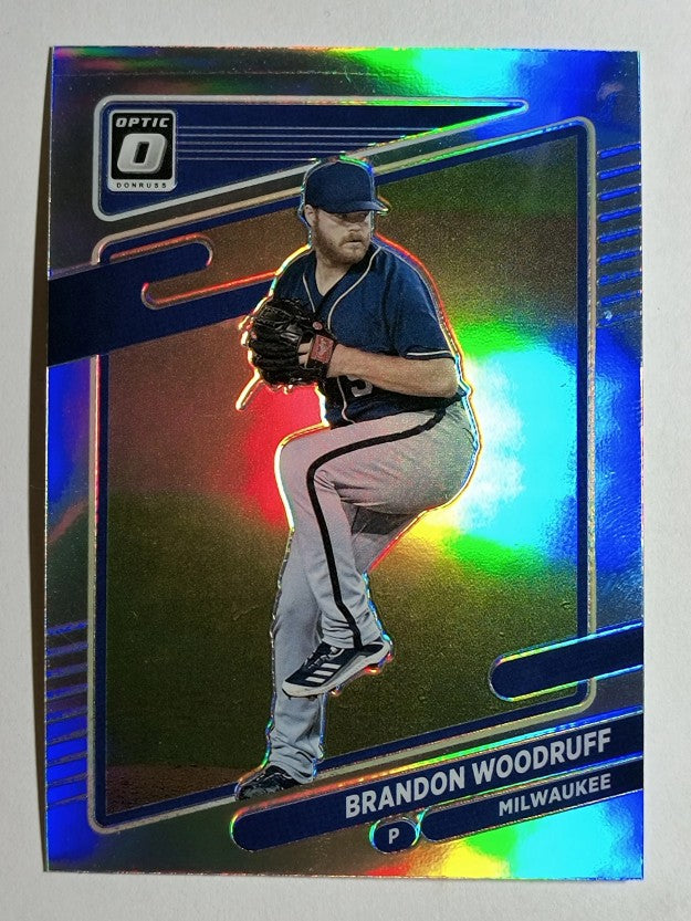 2021 Donruss Optic Holo #187 Brandon Woodruff